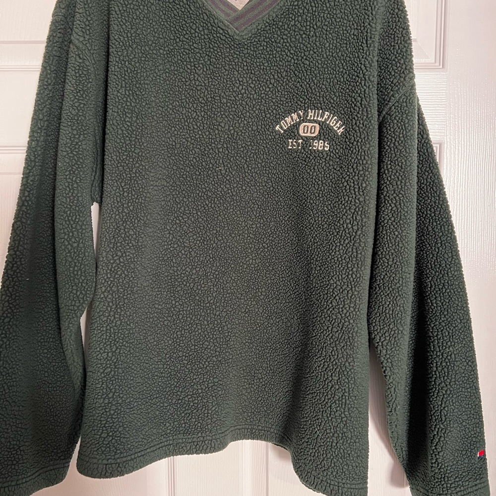 Vintage 90s Tommy Hilfiger Sherpa Pullover